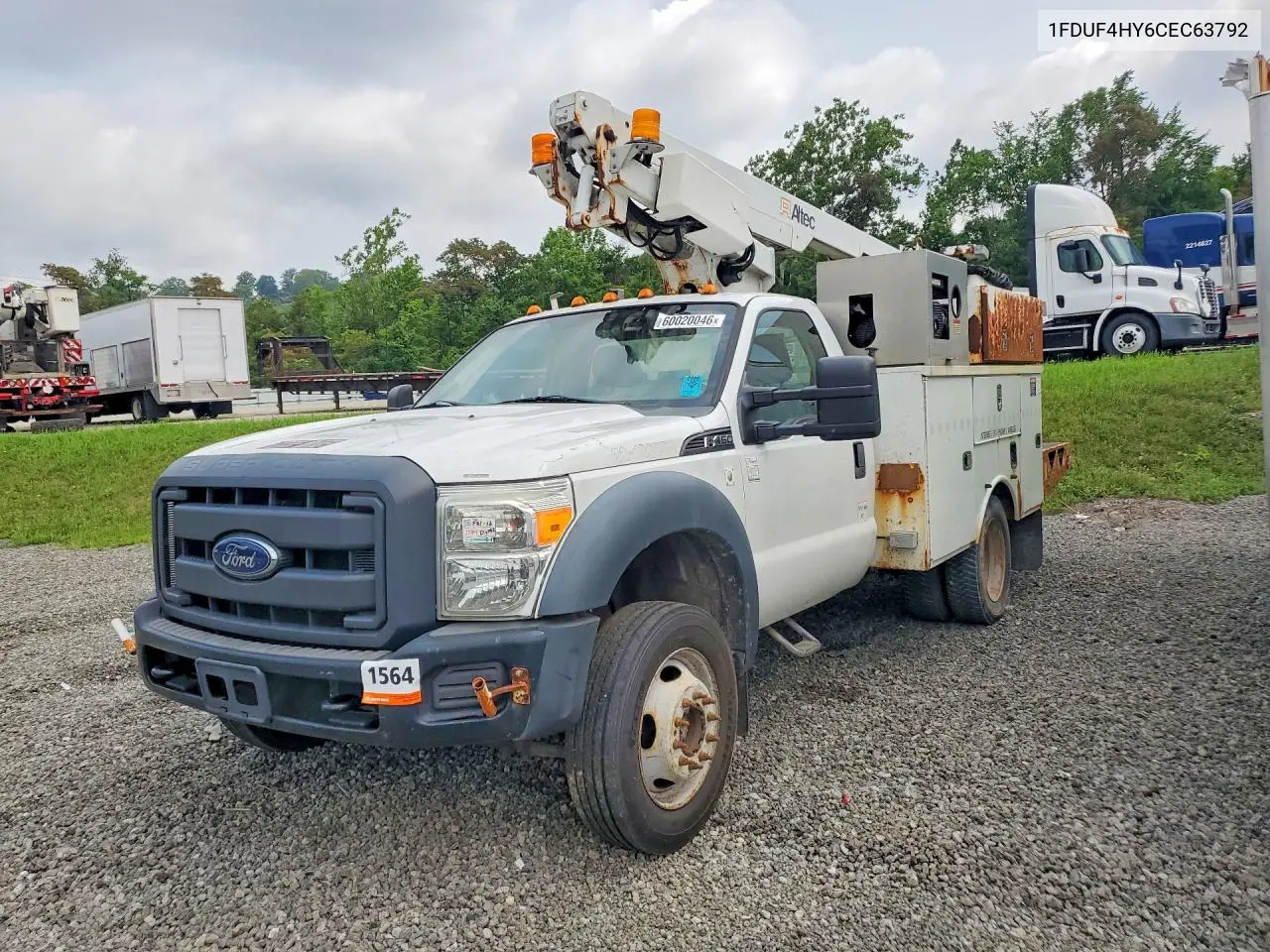 2012 Ford F450 Super Duty Bucket Truck VIN: 1FDUF4HY6CEC63792 Lot: 60020046