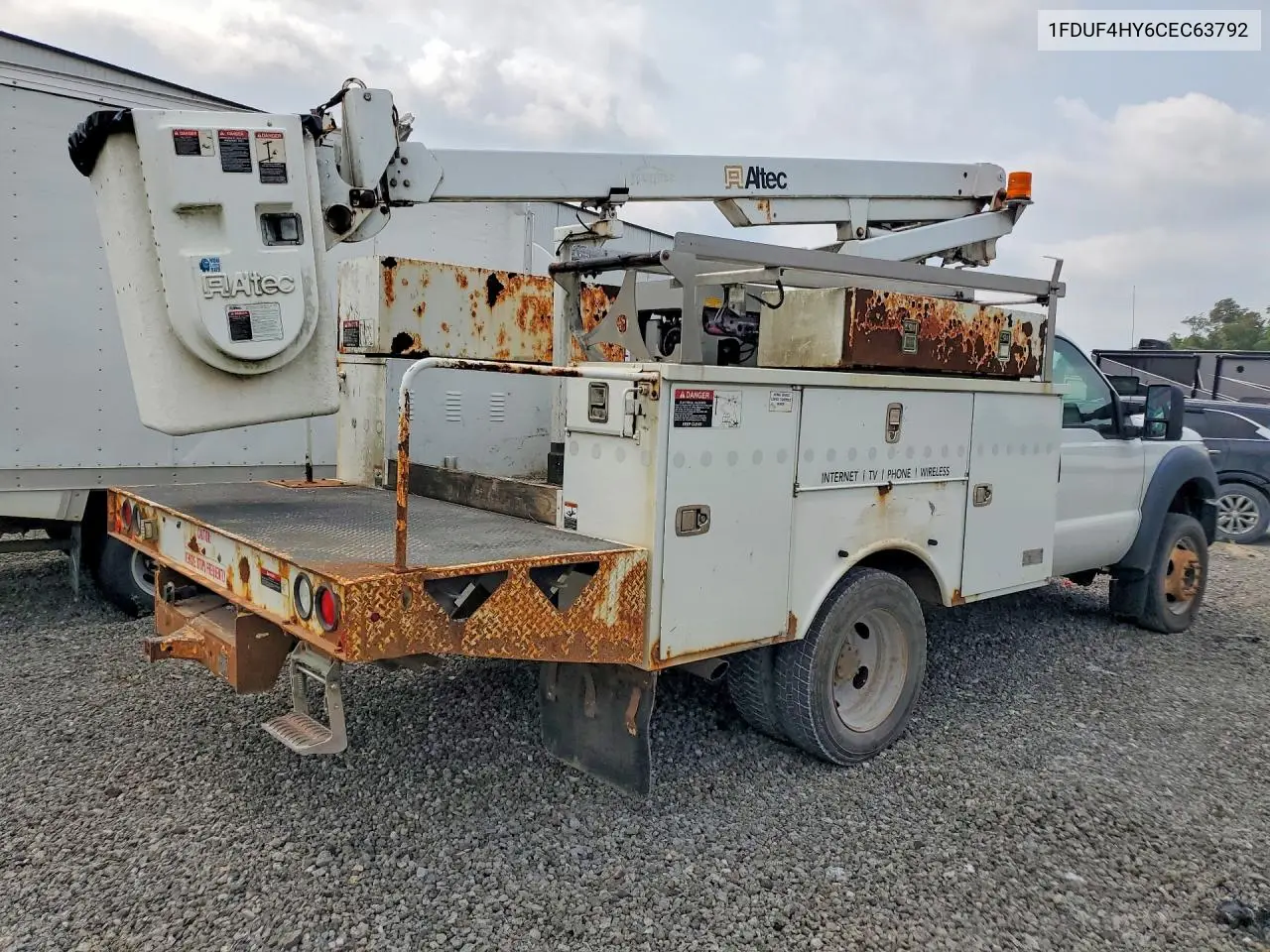 2012 Ford F450 Super Duty Bucket Truck VIN: 1FDUF4HY6CEC63792 Lot: 60020046