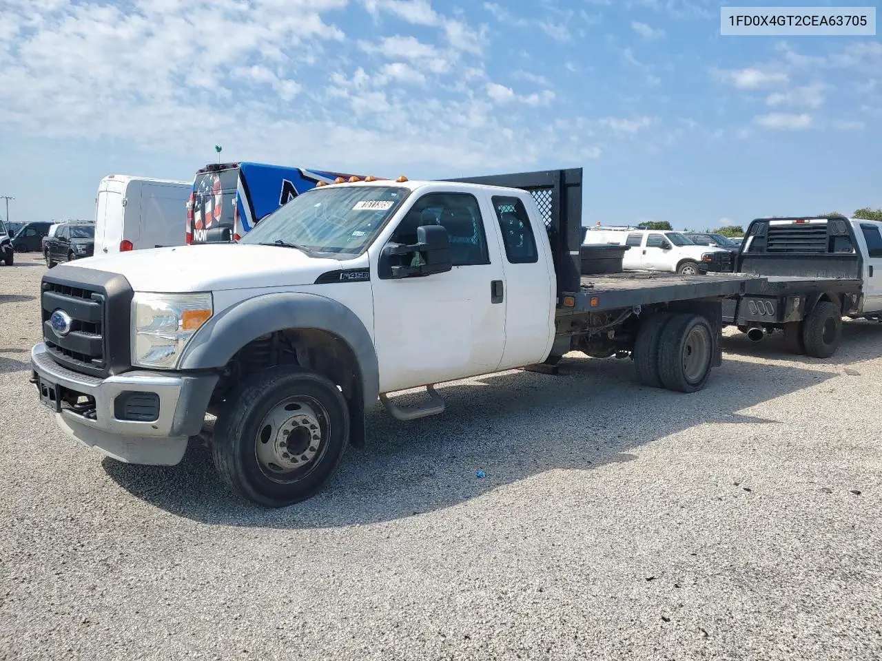 2012 Ford F450 Super Duty VIN: 1FD0X4GT2CEA63705 Lot: 81611305