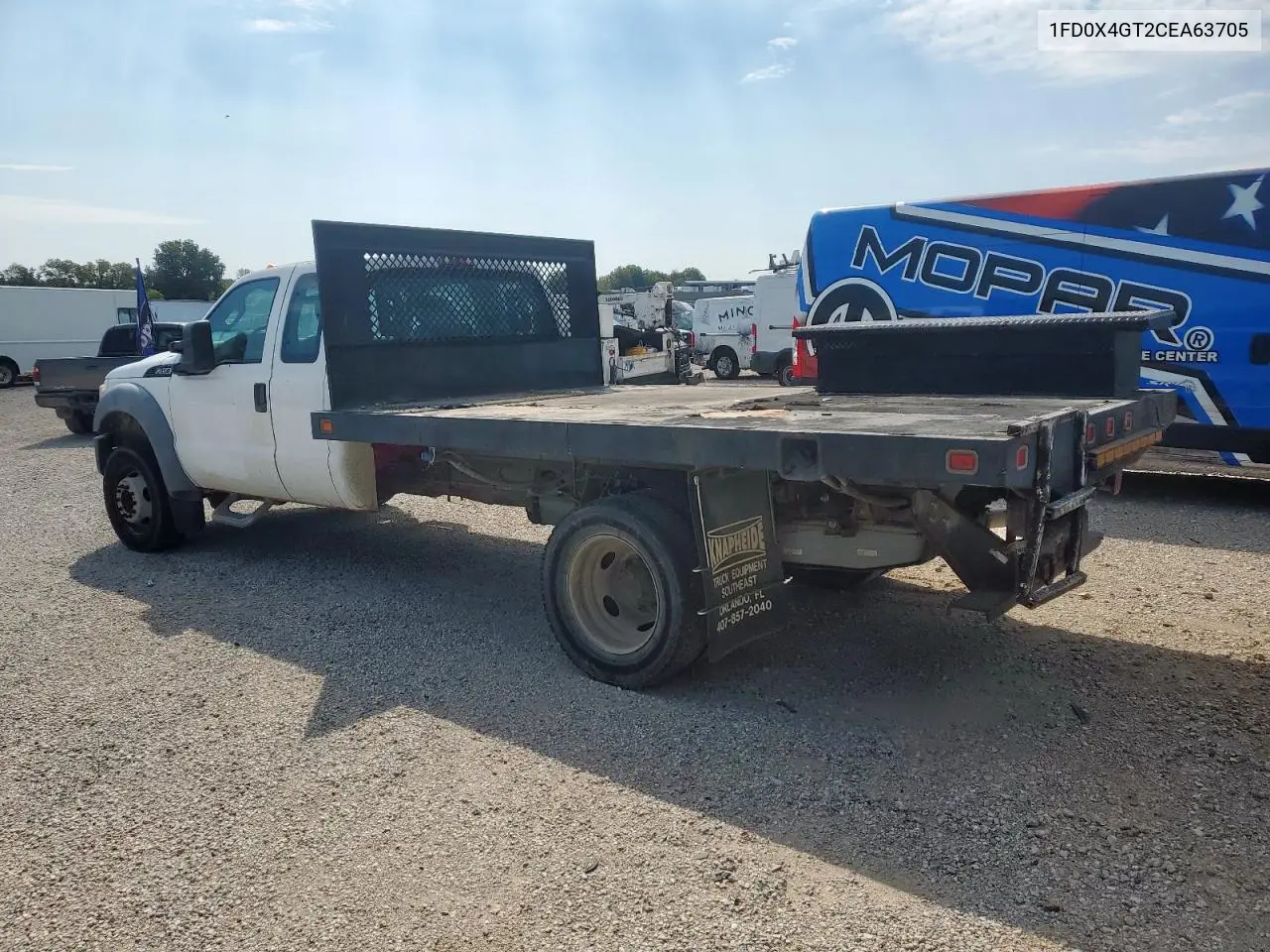 2012 Ford F450 Super Duty VIN: 1FD0X4GT2CEA63705 Lot: 81611305
