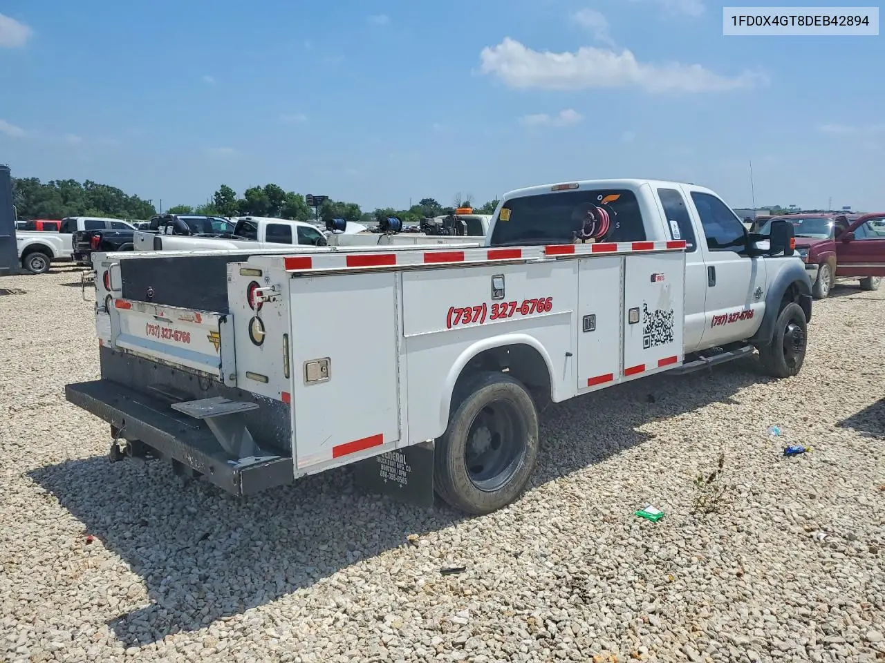 2013 Ford F450 Super Duty VIN: 1FD0X4GT8DEB42894 Lot: 57195856