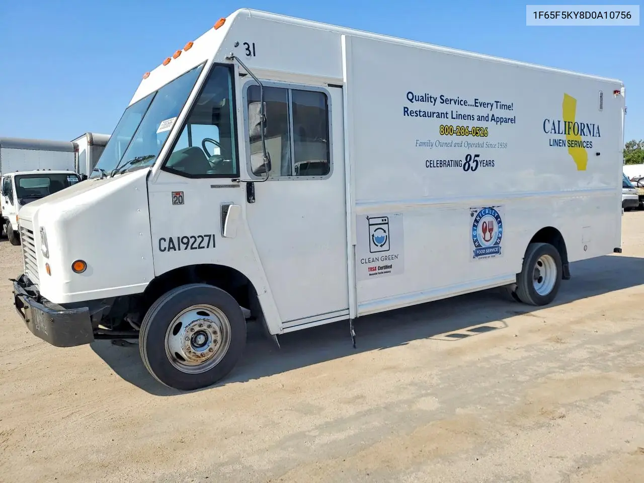 2013 Ford E-450 Step Van ** R & D * Cln Title * Pri Fleet ** VIN: 1F65F5KY8D0A10756 Lot: 61649146