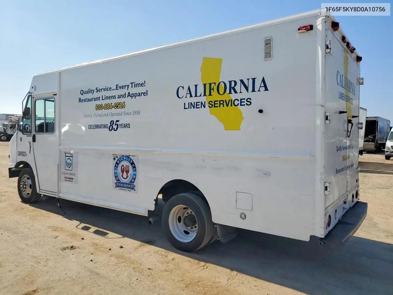 2013 Ford E-450 Step Van ** R & D * Cln Title * Pri Fleet ** VIN: 1F65F5KY8D0A10756 Lot: 61649146