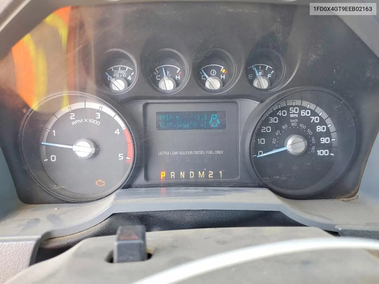 2014 Ford F450 Super Duty VIN: 1FD0X4GT9EEB02163 Lot: 57011446
