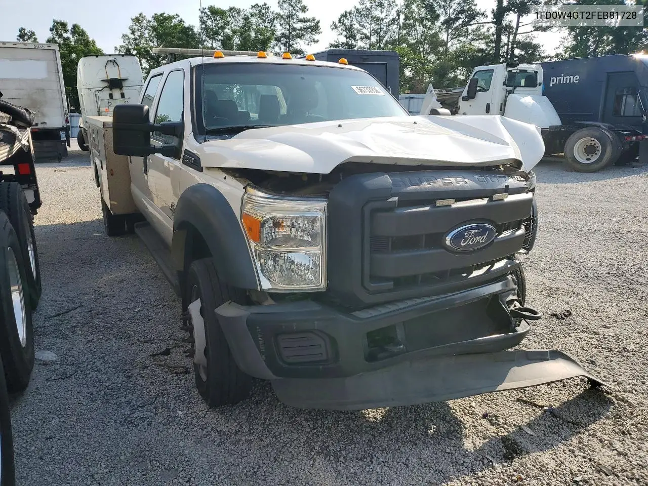 2015 Ford F450 Super Duty VIN: 1FD0W4GT2FEB81728 Lot: 56733936