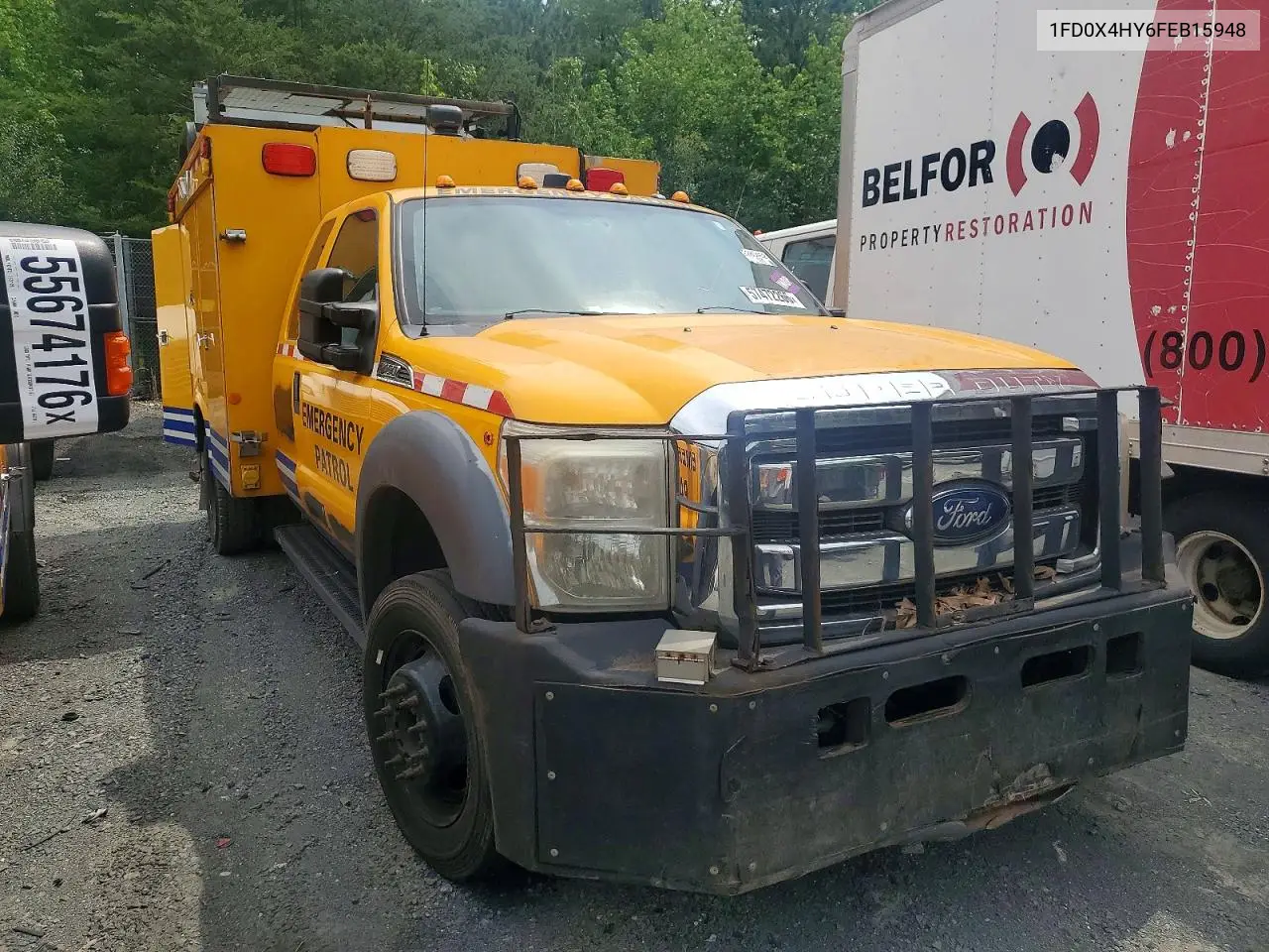 2015 Ford F450 Super Duty VIN: 1FD0X4HY6FEB15948 Lot: 57472266