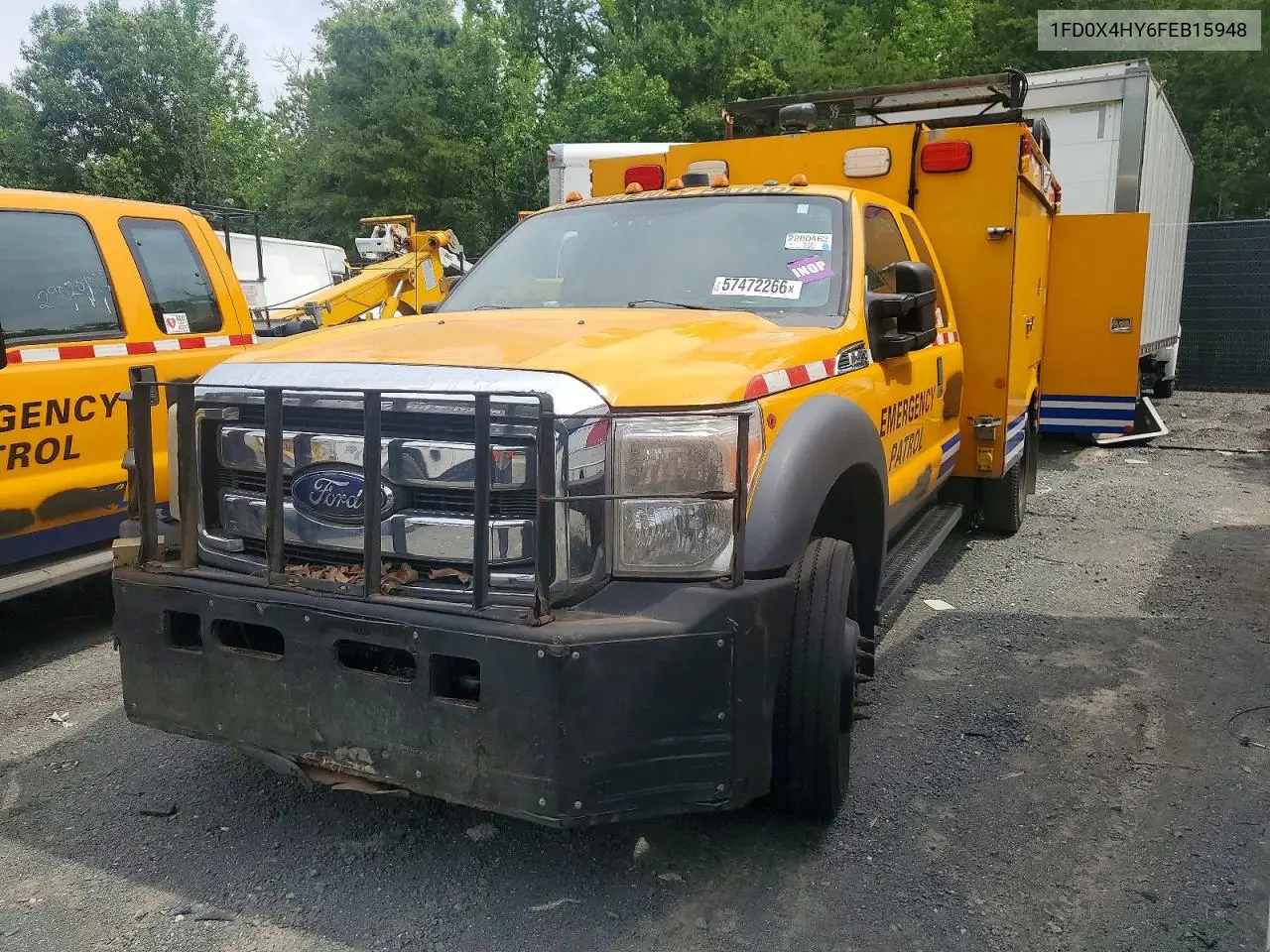 2015 Ford F450 Super Duty VIN: 1FD0X4HY6FEB15948 Lot: 57472266