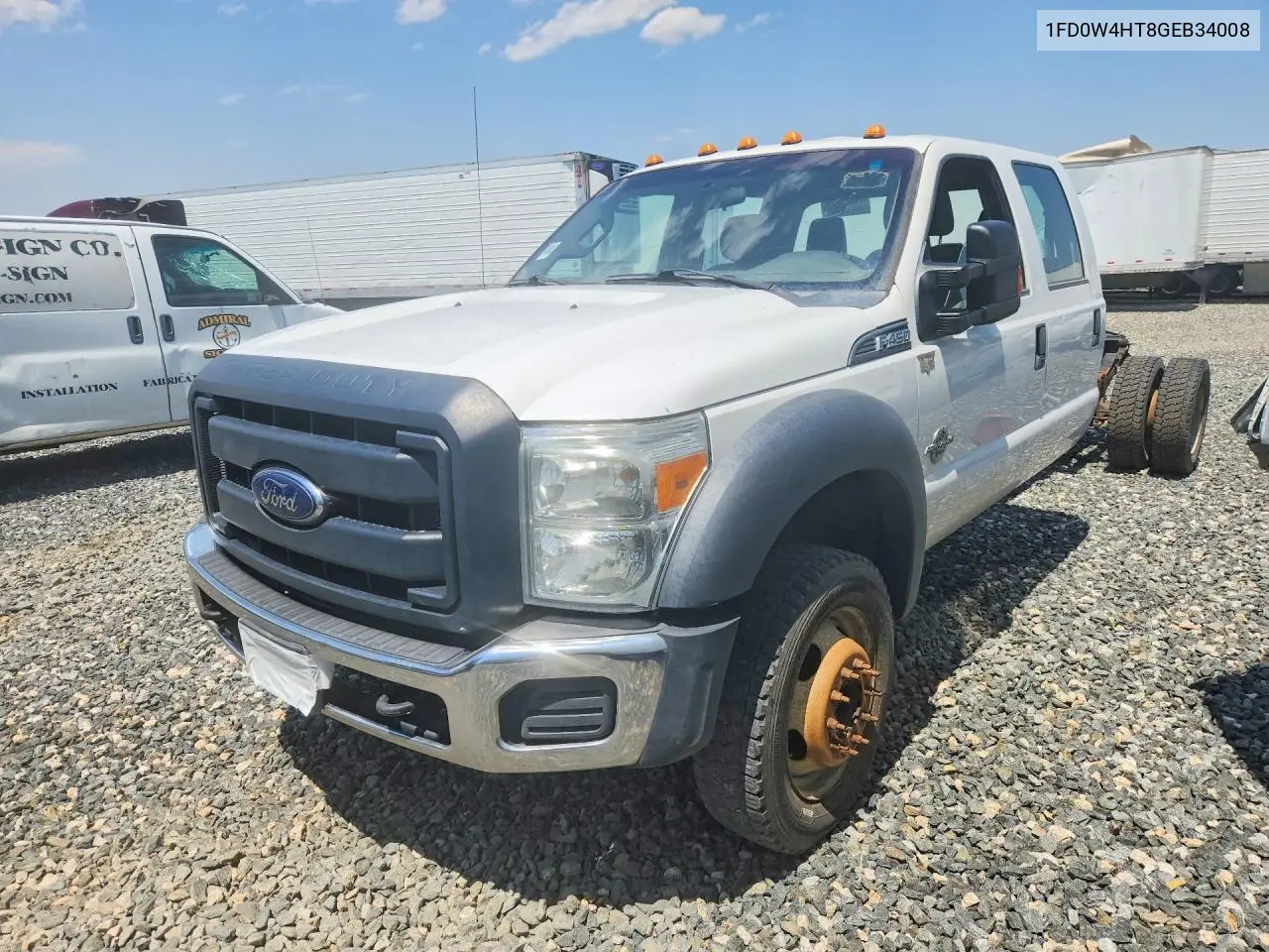 2016 Ford F450 Xl VIN: 1FD0W4HT8GEB34008 Lot: 58869866
