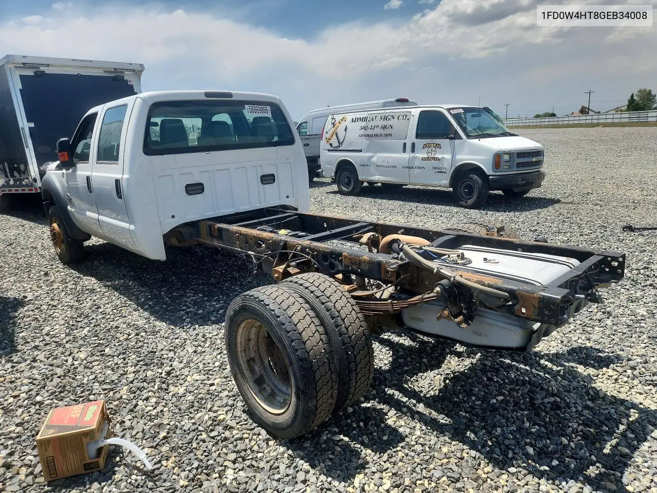 2016 Ford F450 Xl VIN: 1FD0W4HT8GEB34008 Lot: 58869866