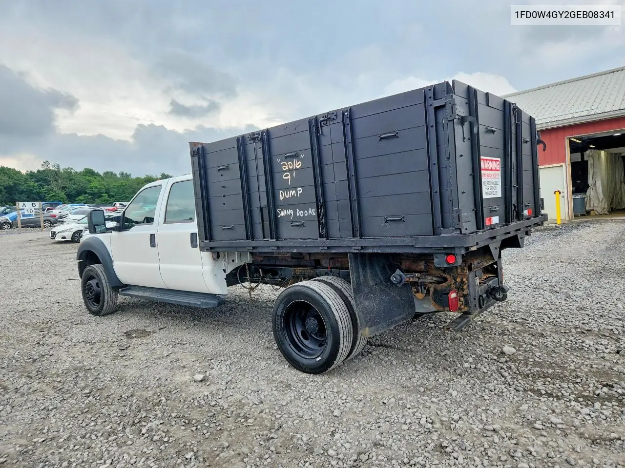 2016 Ford F450 Super Duty VIN: 1FD0W4GY2GEB08341 Lot: 60272936