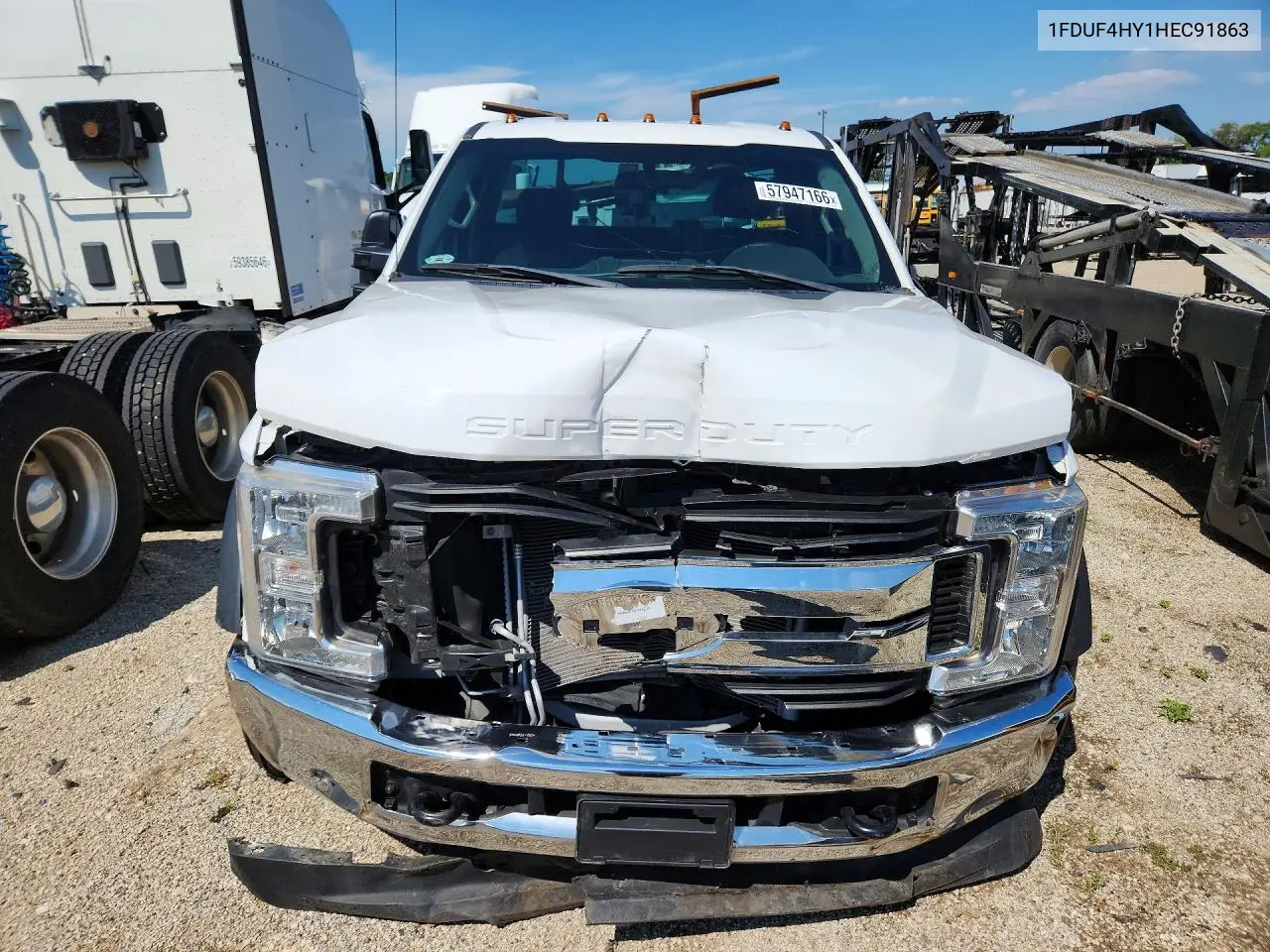 2017 Ford F450 Super Duty VIN: 1FDUF4HY1HEC91863 Lot: 57947166