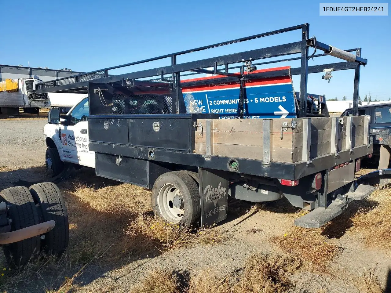 2017 Ford F450 Super Duty VIN: 1FDUF4GT2HEB24241 Lot: 59164916