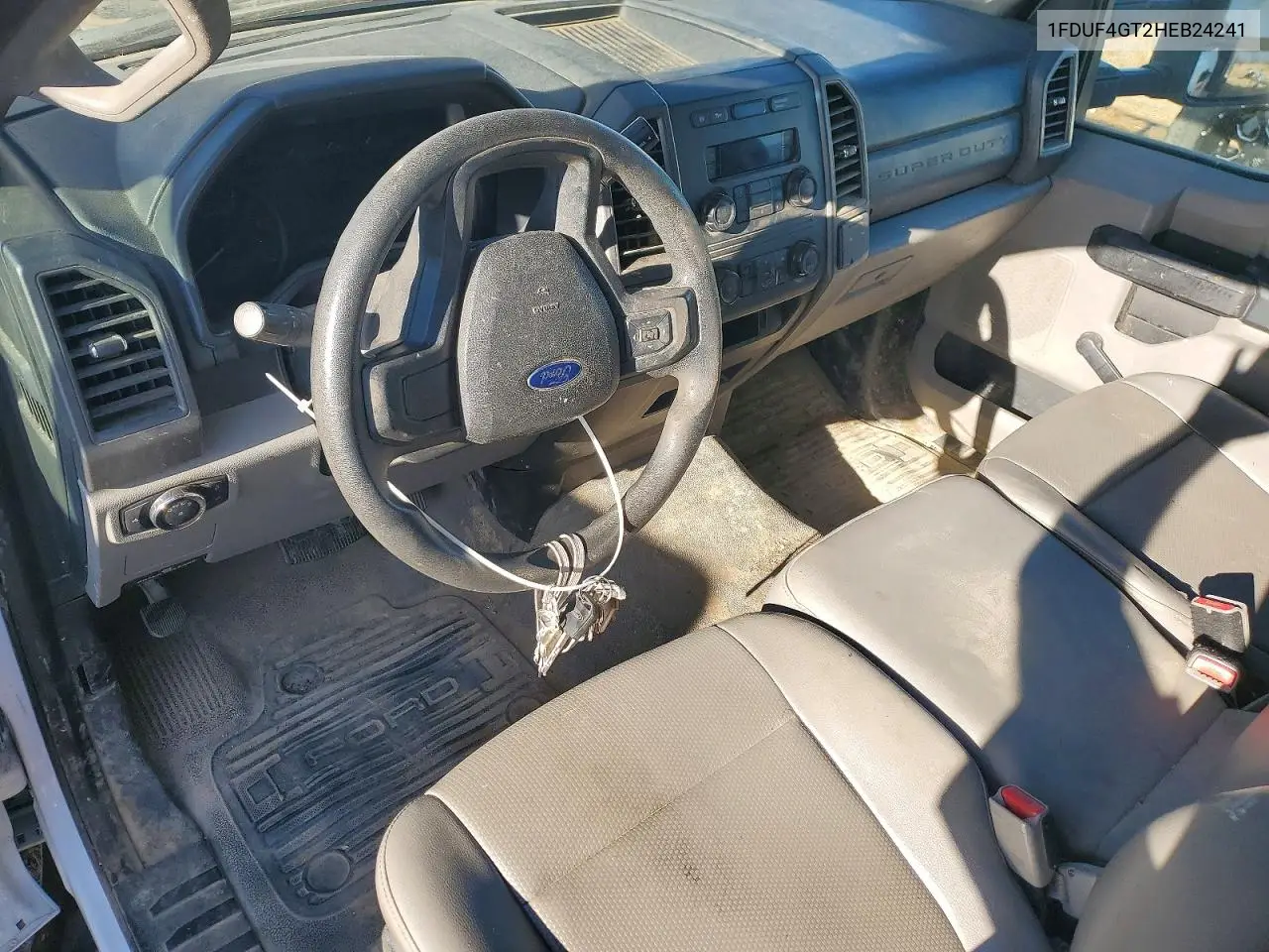 2017 Ford F450 Super Duty VIN: 1FDUF4GT2HEB24241 Lot: 59164916