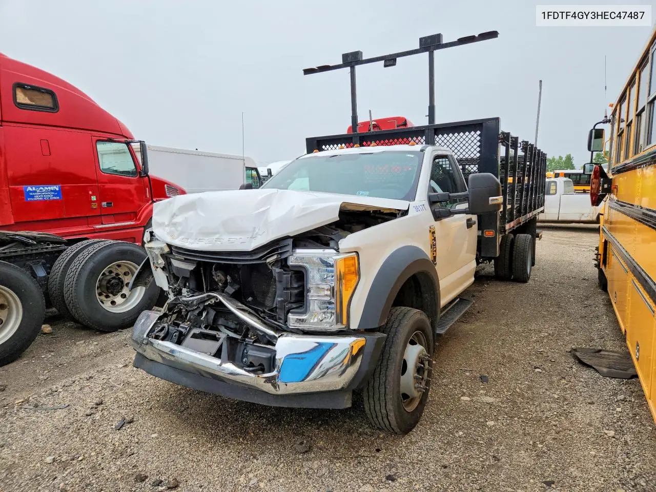 2017 Ford F450 Super - Utility / Service Truck VIN: 1FDTF4GY3HEC47487 Lot: 59337656