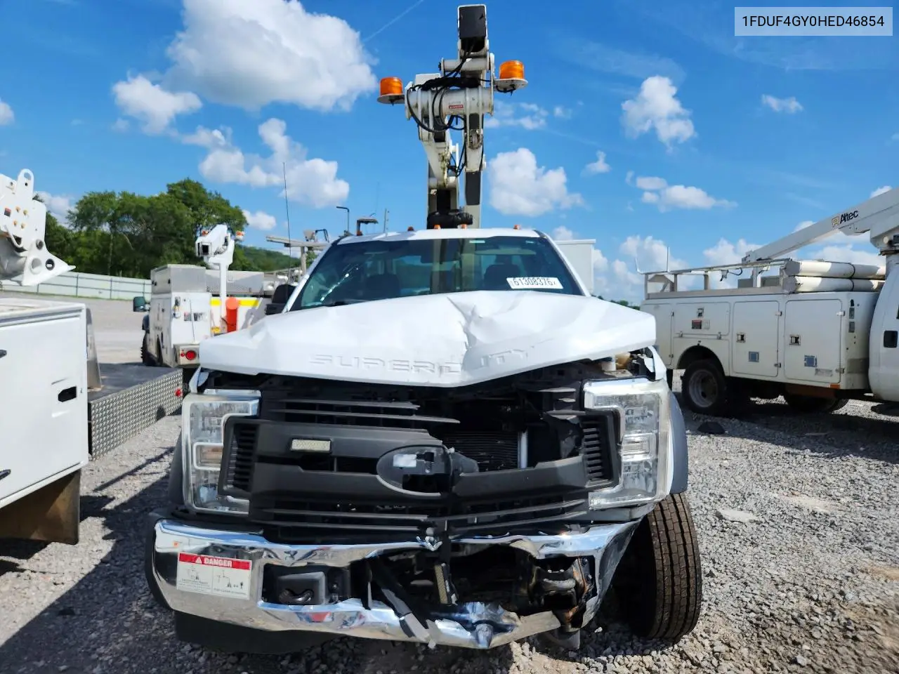 2017 Ford F450 Super Duty VIN: 1FDUF4GY0HED46854 Lot: 61308376