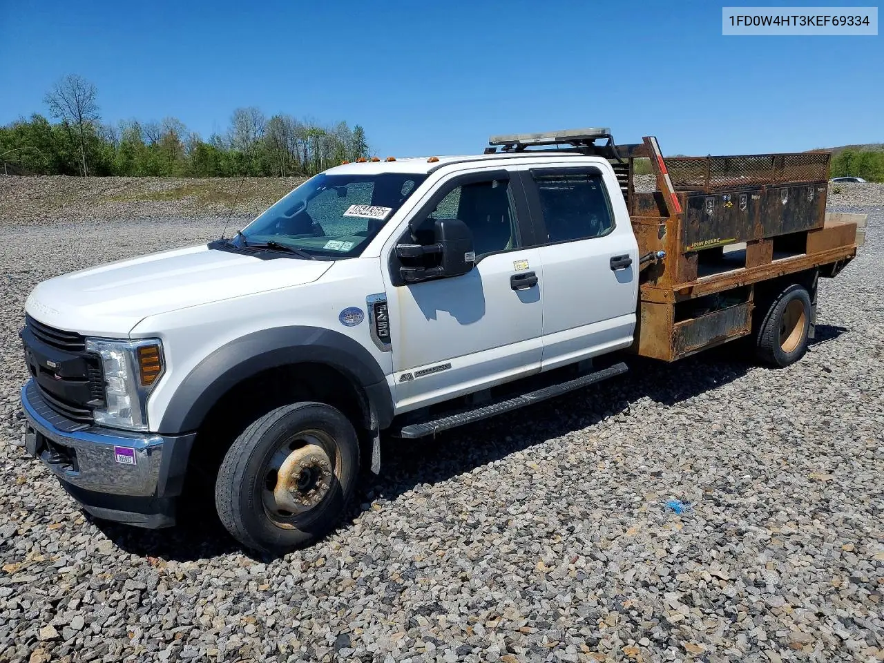 2019 Ford F350 Supe VIN: 1FD0W4HT3KEF69334 Lot: 48544366