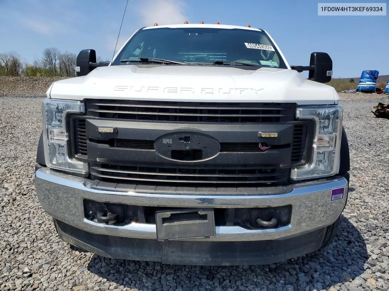 2019 Ford F350 Supe VIN: 1FD0W4HT3KEF69334 Lot: 48544366