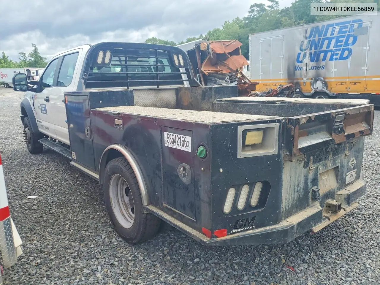2019 Ford F450 Super Duty VIN: 1FD0W4HT0KEE56859 Lot: 58542156