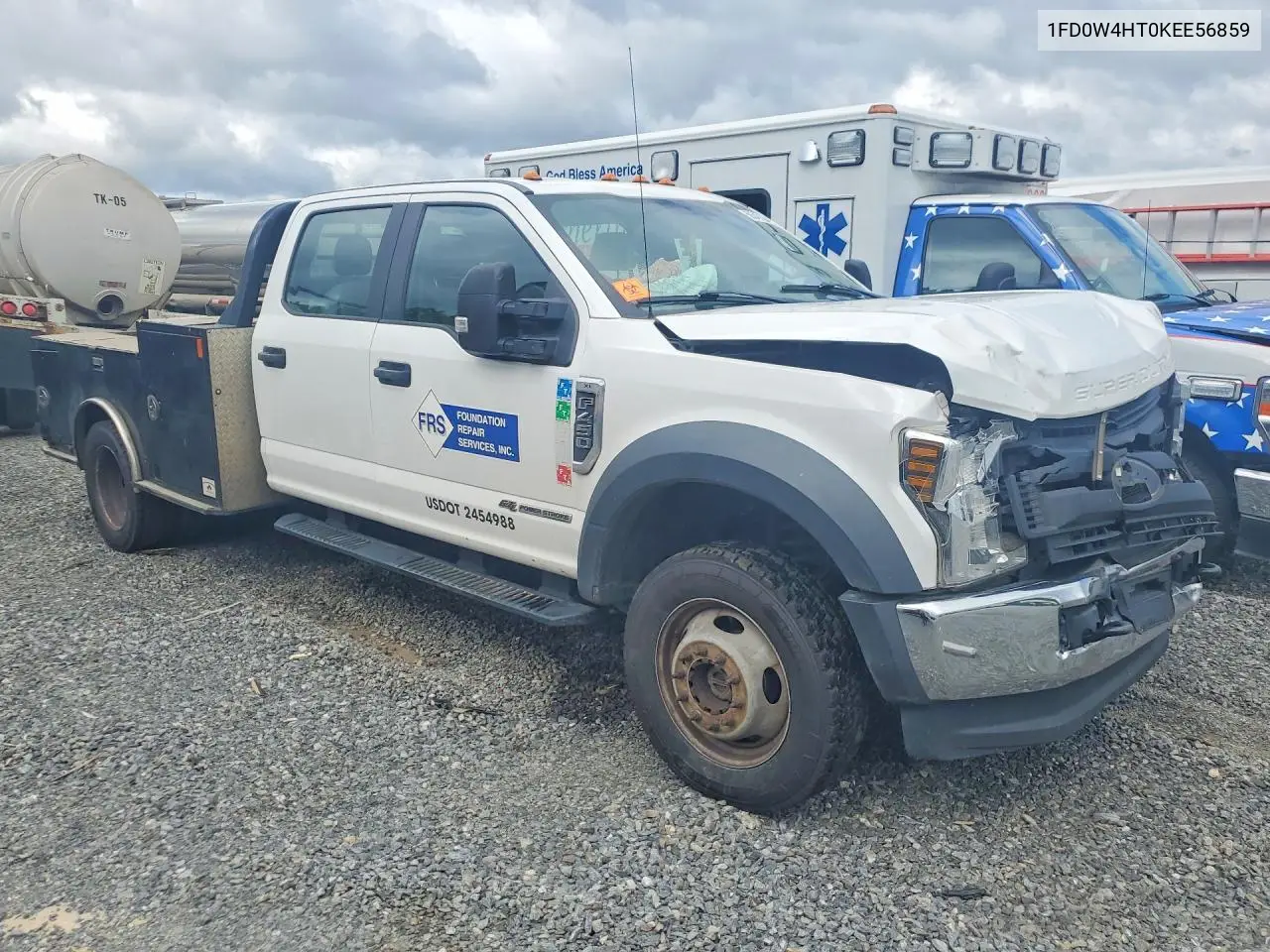 2019 Ford F450 Super Duty VIN: 1FD0W4HT0KEE56859 Lot: 58542156