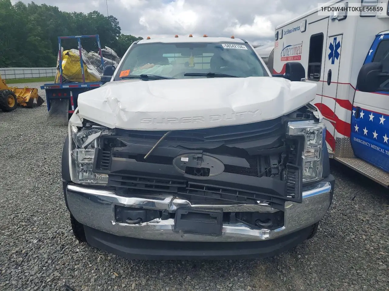 2019 Ford F450 Super Duty VIN: 1FD0W4HT0KEE56859 Lot: 58542156