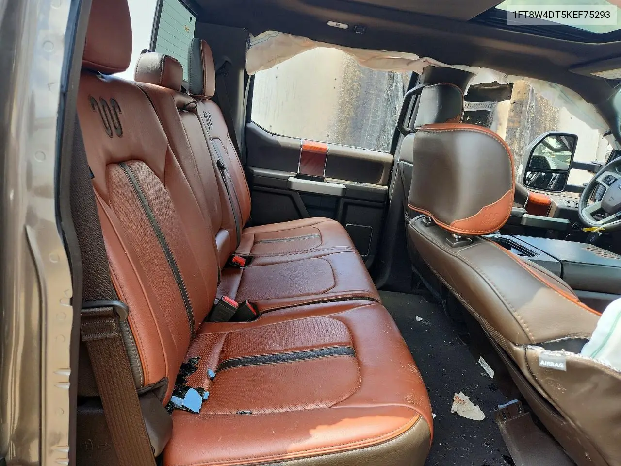 2019 Ford F450 Super Duty VIN: 1FT8W4DT5KEF75293 Lot: 58765446