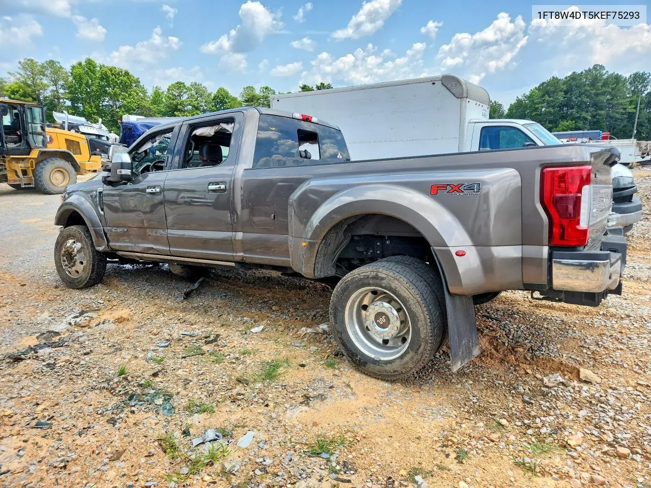 2019 Ford F450 Super Duty VIN: 1FT8W4DT5KEF75293 Lot: 58765446