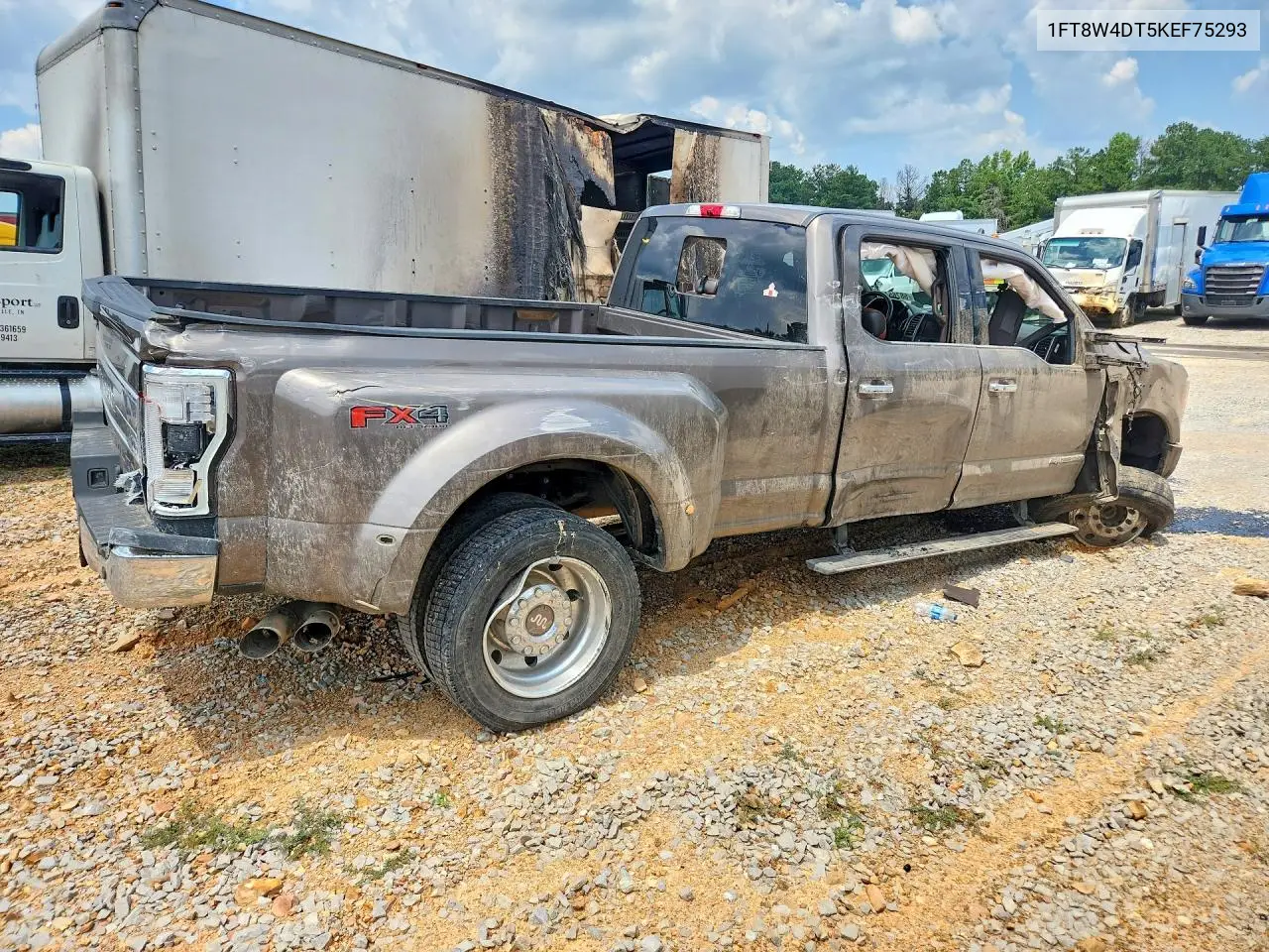 2019 Ford F450 Super Duty VIN: 1FT8W4DT5KEF75293 Lot: 58765446