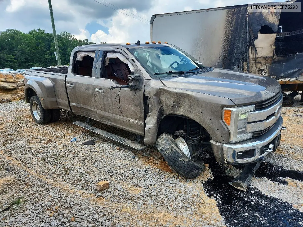 2019 Ford F450 Super Duty VIN: 1FT8W4DT5KEF75293 Lot: 58765446