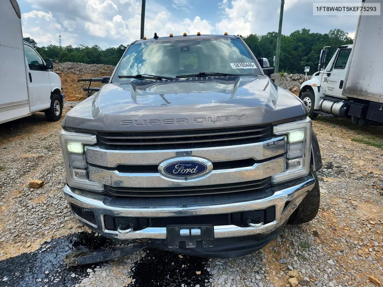 2019 Ford F450 Super Duty VIN: 1FT8W4DT5KEF75293 Lot: 58765446