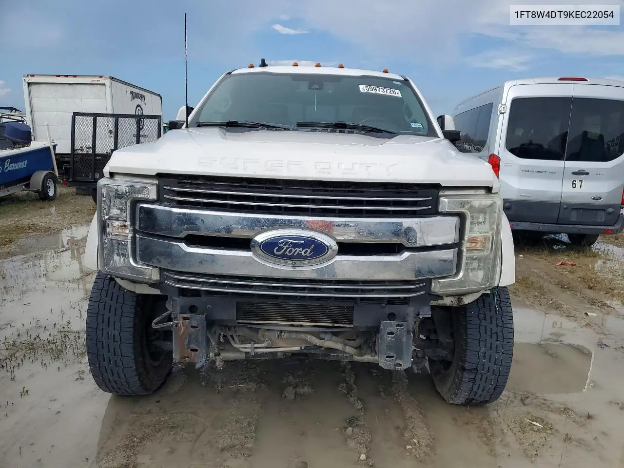 2019 Ford F450 Super Duty VIN: 1FT8W4DT9KEC22054 Lot: 59973726