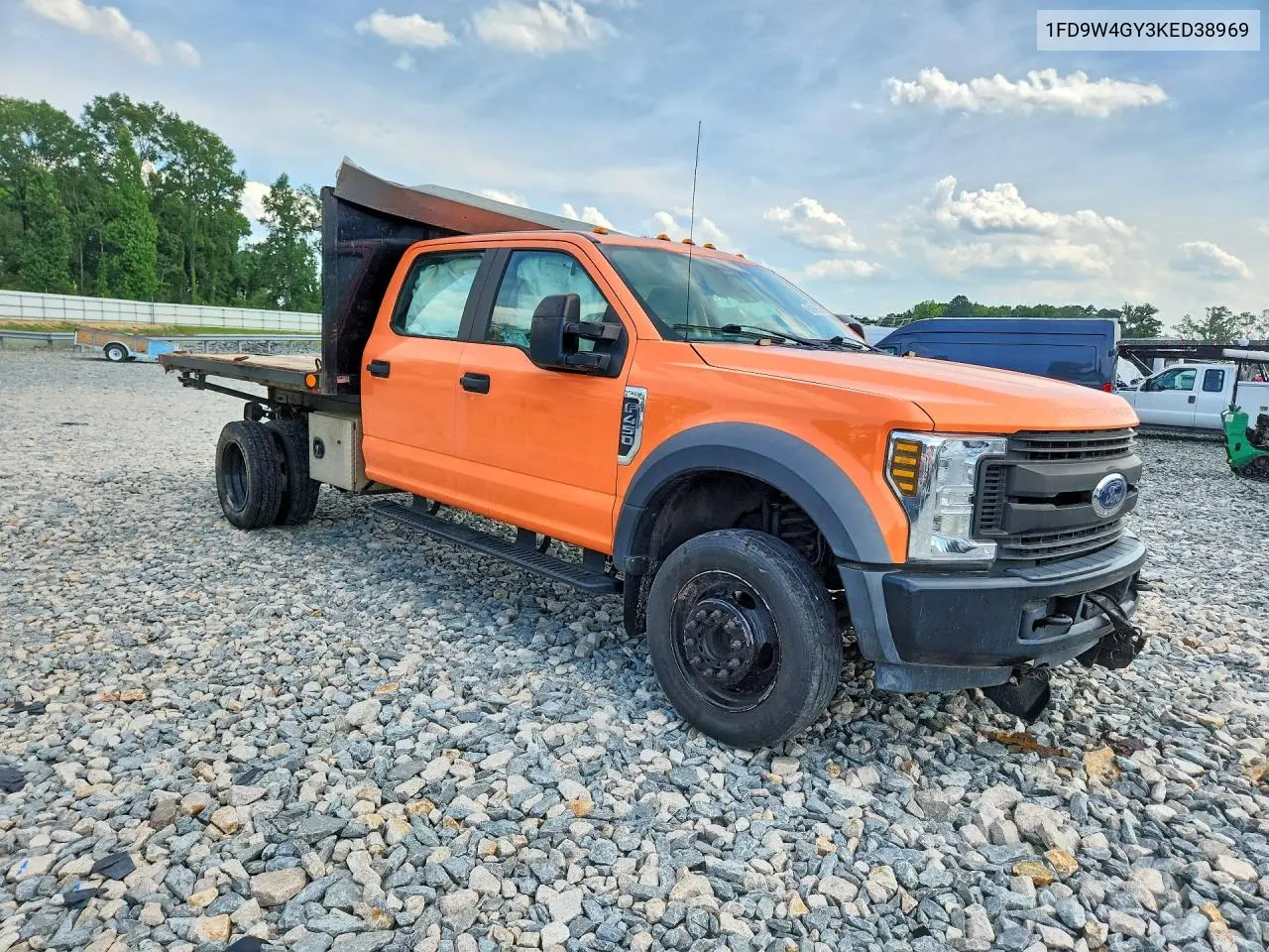 2019 Ford F450 Super Duty VIN: 1FD9W4GY3KED38969 Lot: 60201636