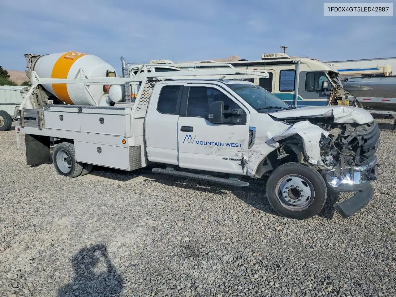 2020 Ford F-450 Sd- Act Miles, Exempt On The Title VIN: 1FD0X4GT5LED42887 Lot: 57092666