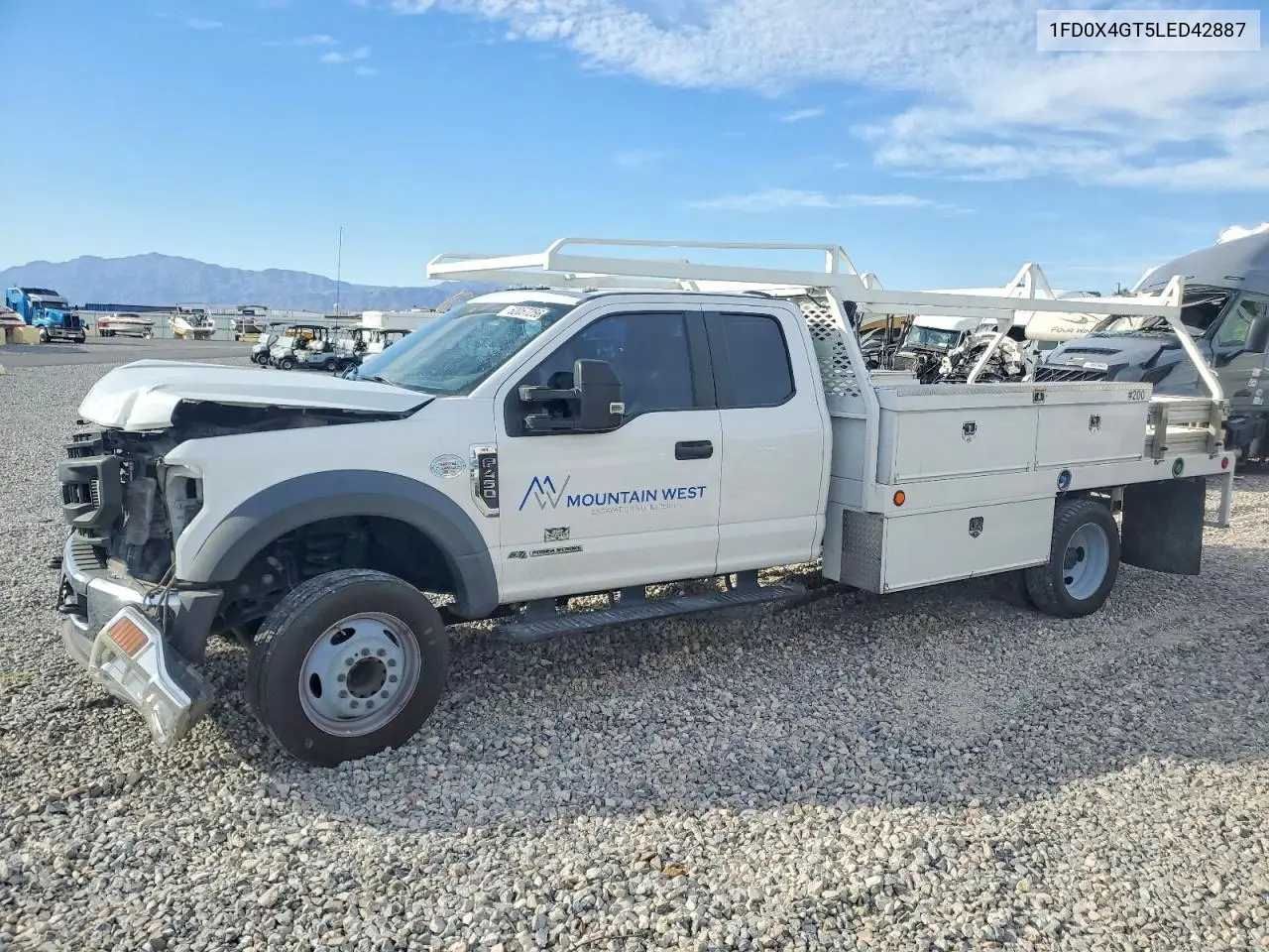 2020 Ford F-450 Sd- Act Miles, Exempt On The Title VIN: 1FD0X4GT5LED42887 Lot: 57092666