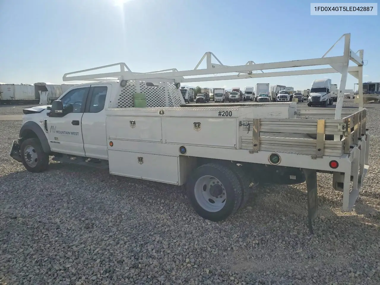 2020 Ford F-450 Sd- Act Miles, Exempt On The Title VIN: 1FD0X4GT5LED42887 Lot: 57092666
