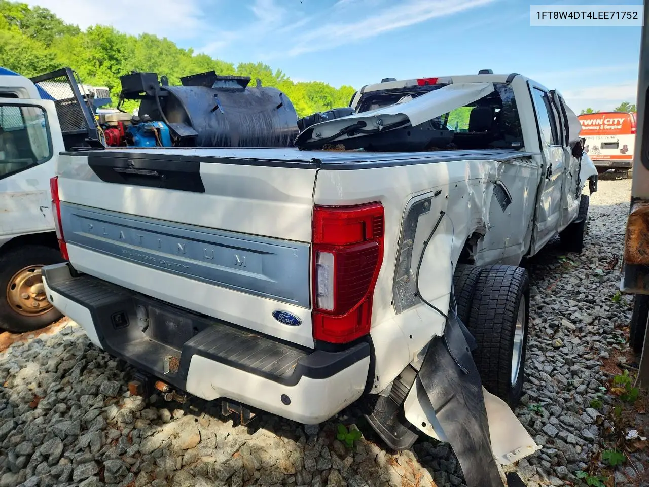 2020 Ford F450 Super Duty VIN: 1FT8W4DT4LEE71752 Lot: 58241336