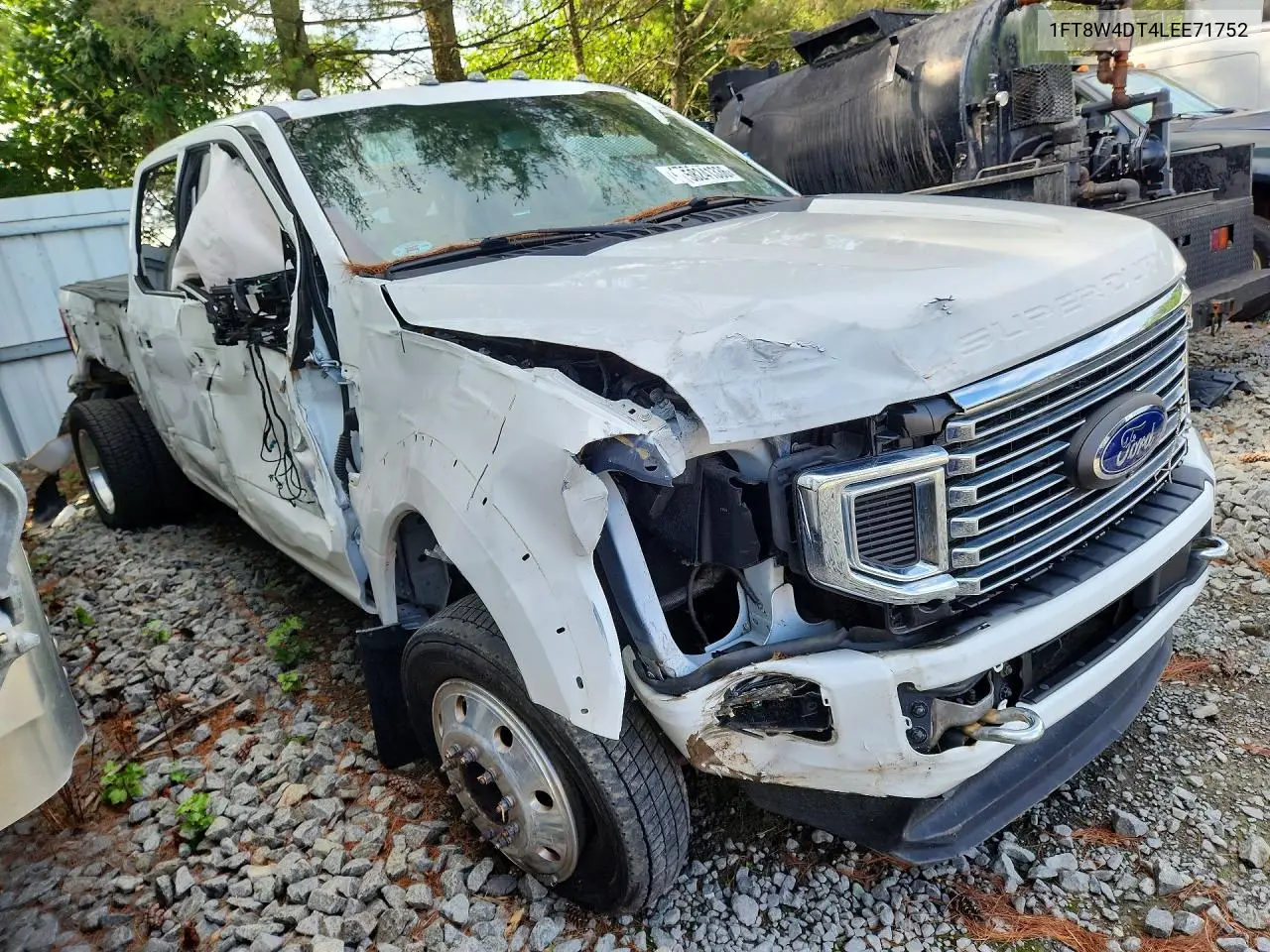 2020 Ford F450 Super Duty VIN: 1FT8W4DT4LEE71752 Lot: 58241336