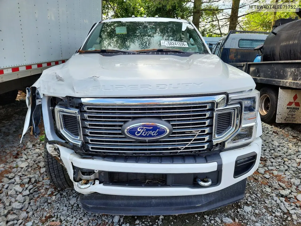 2020 Ford F450 Super Duty VIN: 1FT8W4DT4LEE71752 Lot: 58241336