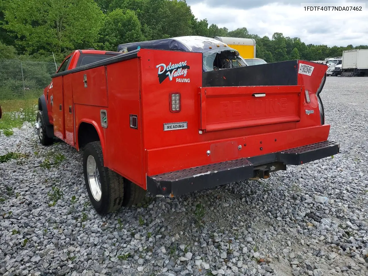 2022 Ford F450 Super Duty VIN: 1FDTF4GT7NDA07462 Lot: 41902646