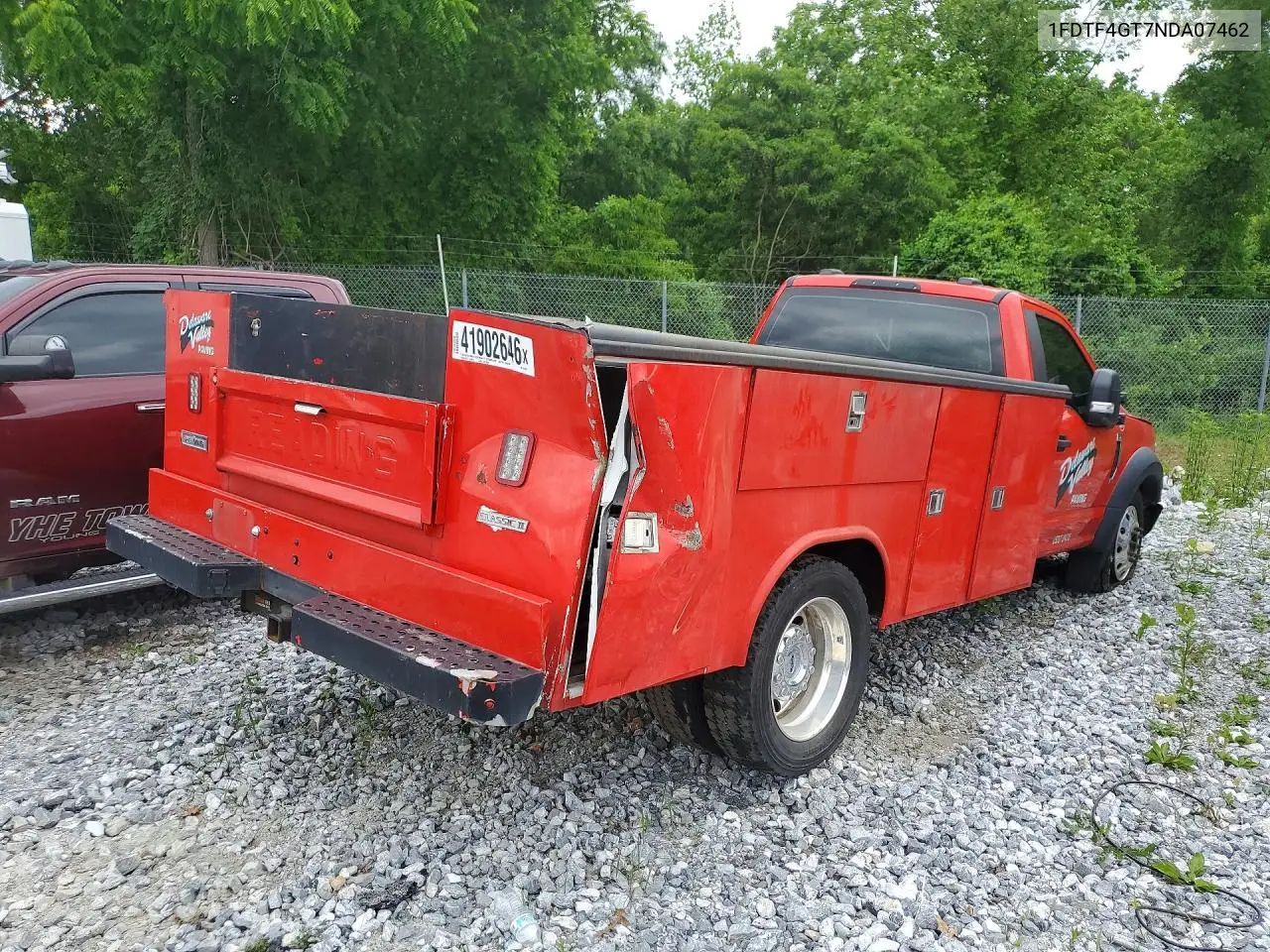 2022 Ford F450 Super Duty VIN: 1FDTF4GT7NDA07462 Lot: 41902646