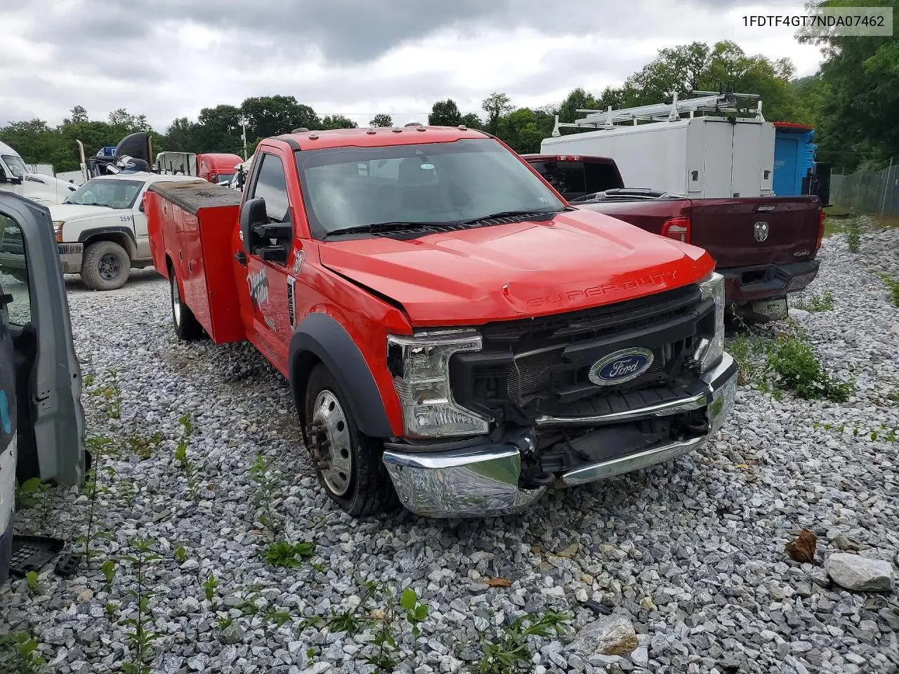 2022 Ford F450 Super Duty VIN: 1FDTF4GT7NDA07462 Lot: 41902646