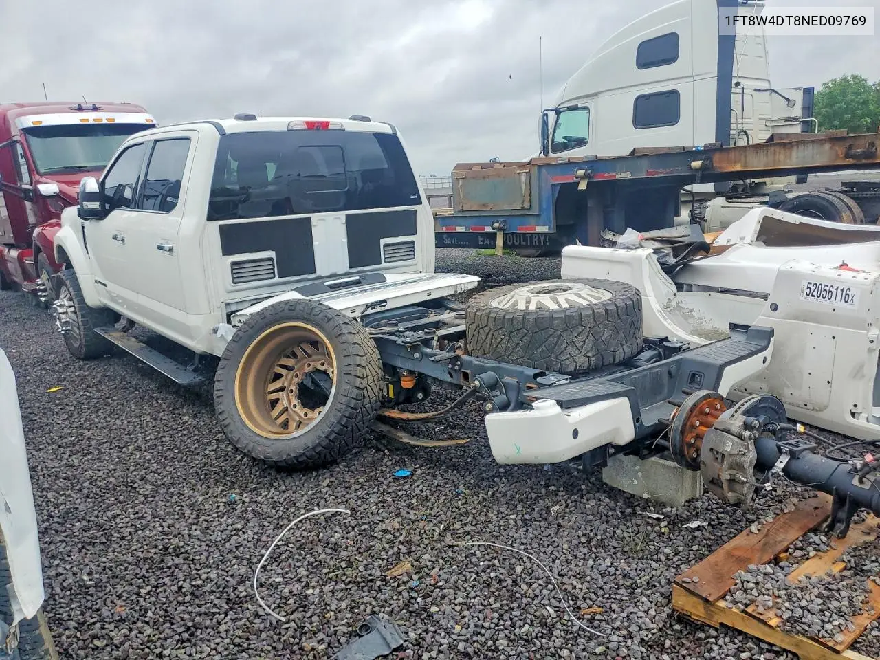 2022 Ford F450 Super Duty VIN: 1FT8W4DT8NED09769 Lot: 52056116