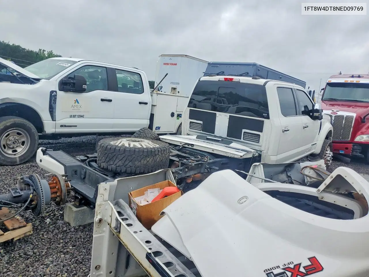 2022 Ford F450 Super Duty VIN: 1FT8W4DT8NED09769 Lot: 52056116
