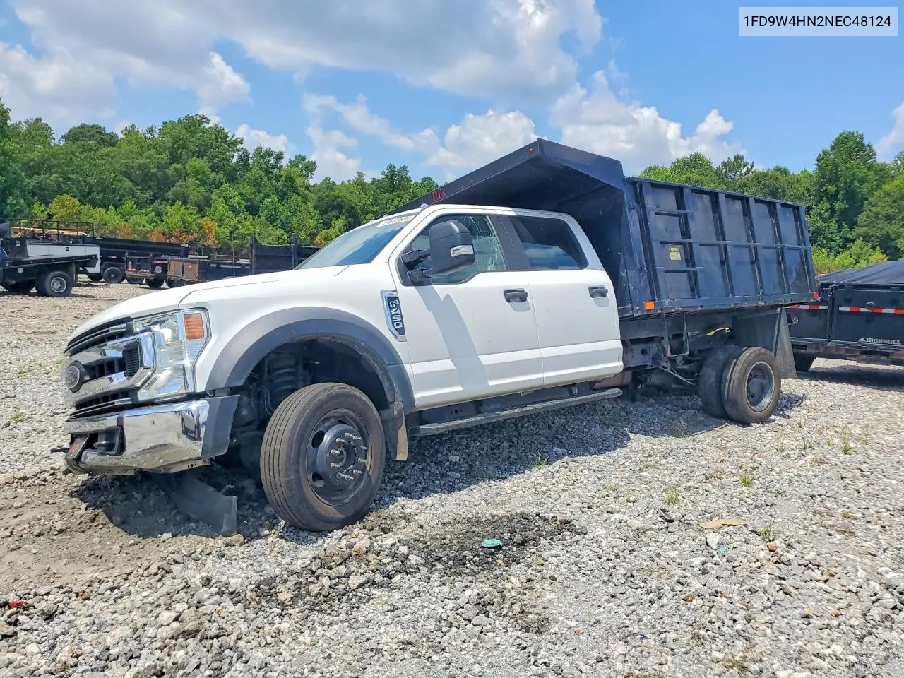 2022 Ford F450 Super Duty Dump Truck VIN: 1FD9W4HN2NEC48124 Lot: 59883586