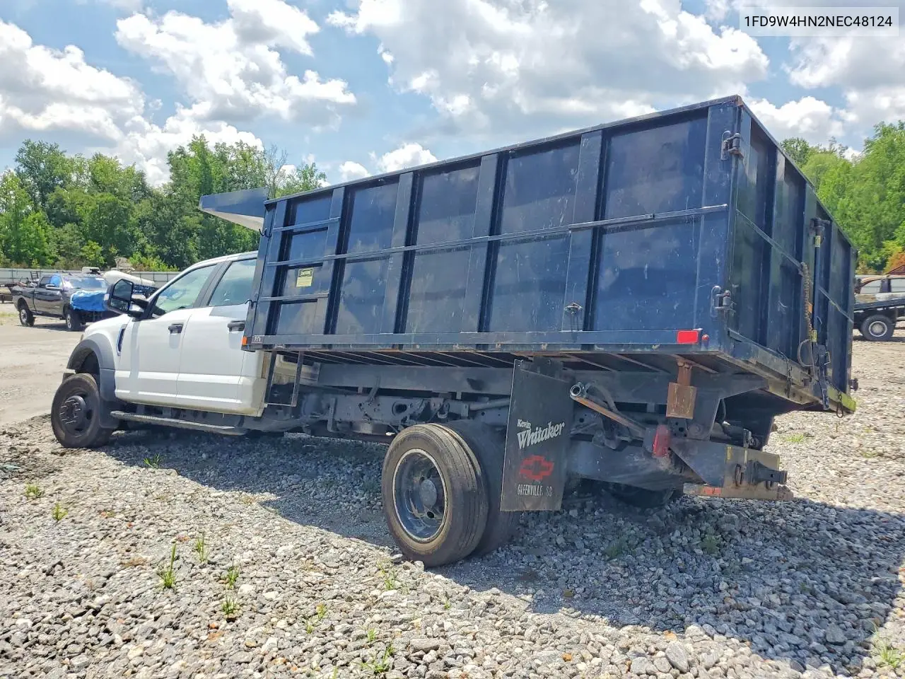 2022 Ford F450 Super Duty Dump Truck VIN: 1FD9W4HN2NEC48124 Lot: 59883586