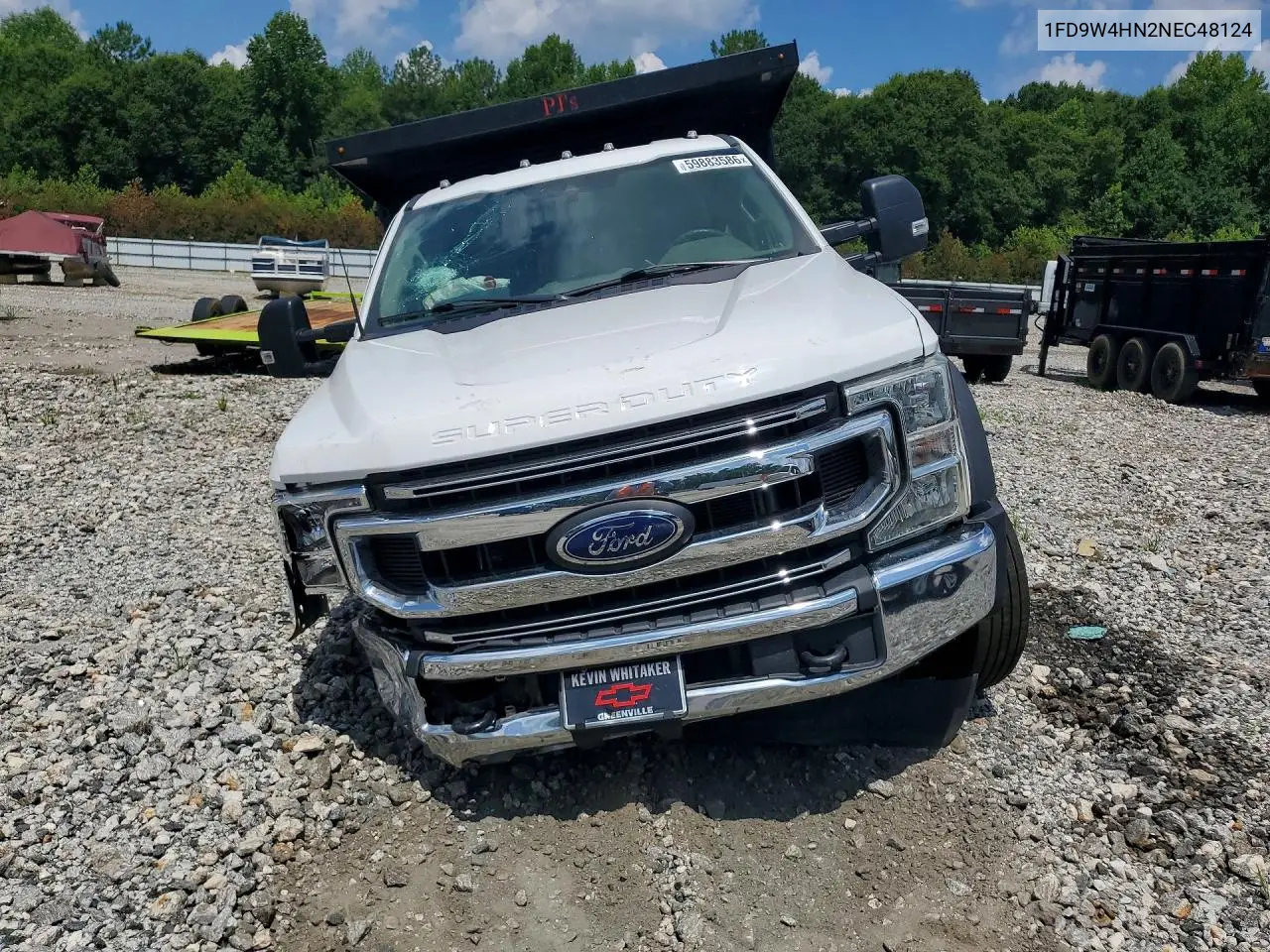 2022 Ford F450 Super Duty Dump Truck VIN: 1FD9W4HN2NEC48124 Lot: 59883586