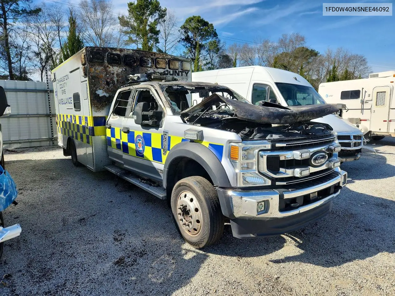 2022 Ford F450 Super Duty Ambulance VIN: 1FD0W4GN5NEE46092 Lot: 78103745