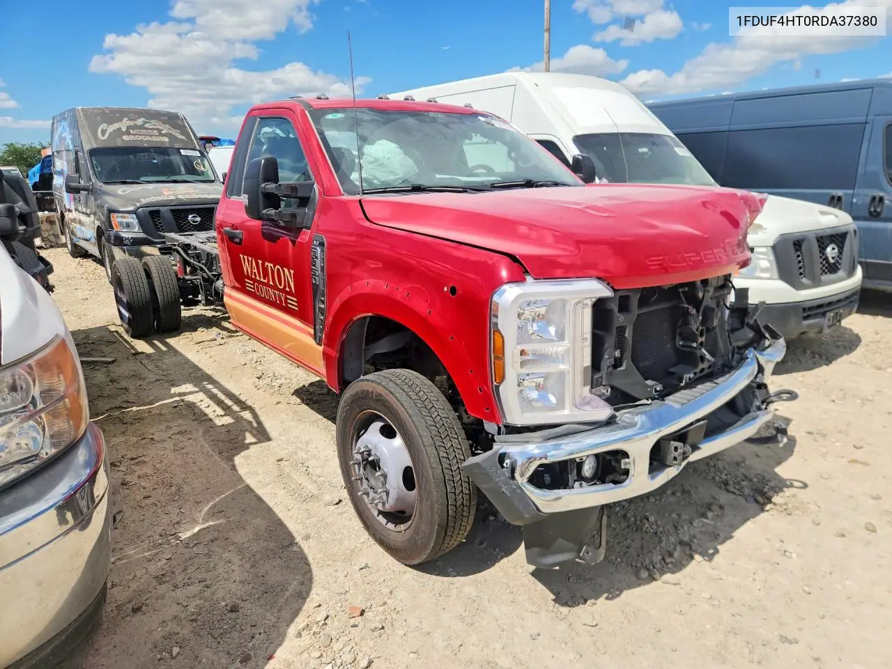 2024 Ford F450 Super Duty VIN: 1FDUF4HT0RDA37380 Lot: 56798106