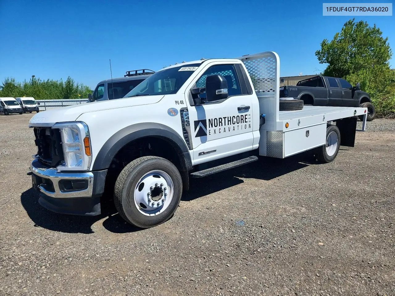 2024 Ford F450 Super Duty VIN: 1FDUF4GT7RDA36020 Lot: 60078426