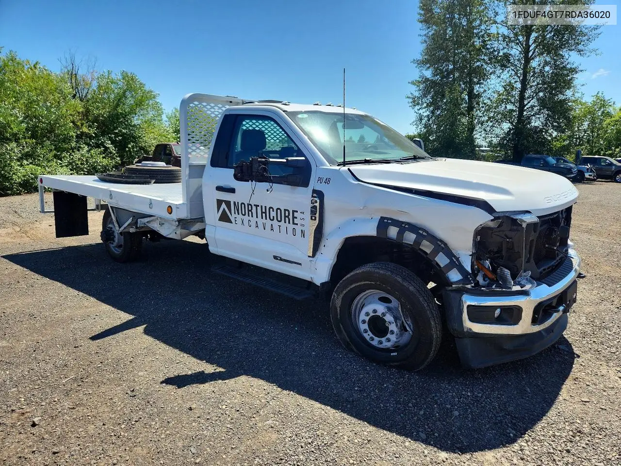 2024 Ford F450 Super Duty VIN: 1FDUF4GT7RDA36020 Lot: 60078426