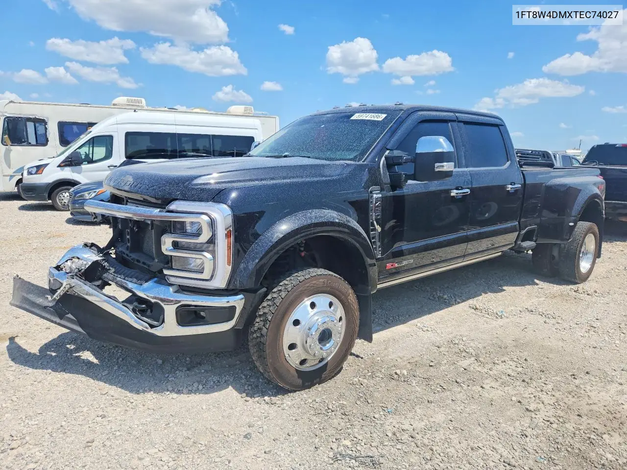 2026 Ford F450 Super Duty VIN: 1FT8W4DMXTEC74027 Lot: 59741686